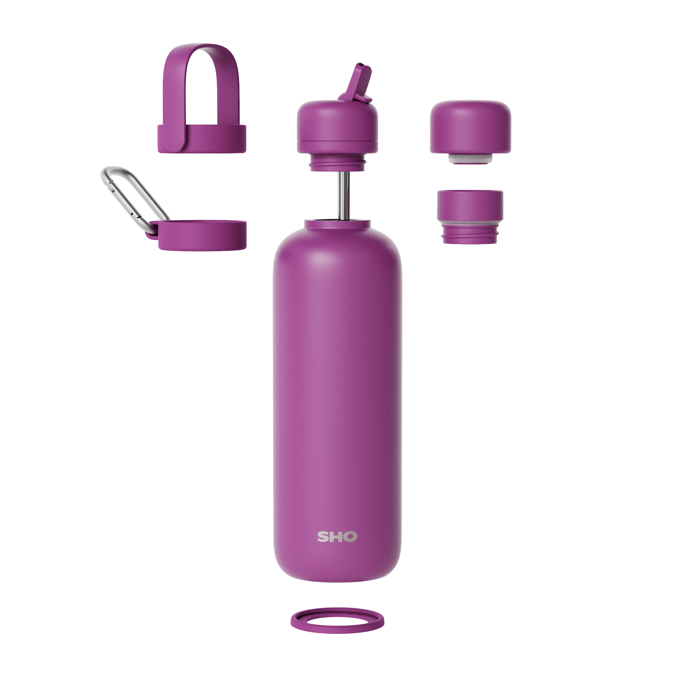 SHO - Newt┃Premium Insulated Water Bottle: Cherry Charge / 500ml