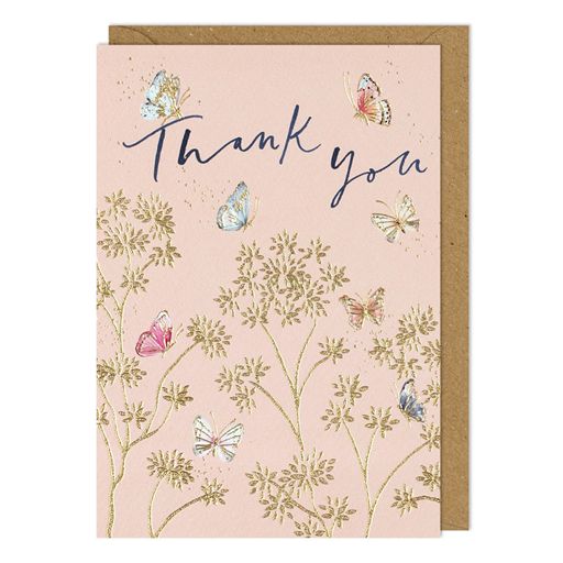 Cosmopolitan thank you butterfly card - More Than Just a Gift | Narborough Hall