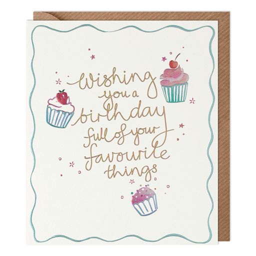 Mimosa Favourite Things Birthday Card - More Than Just a Gift | Narborough Hall
