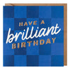 Cool Club Blue Brilliant Birthday Card
