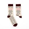 Urban Eccentric - Unisex Shit List Socks