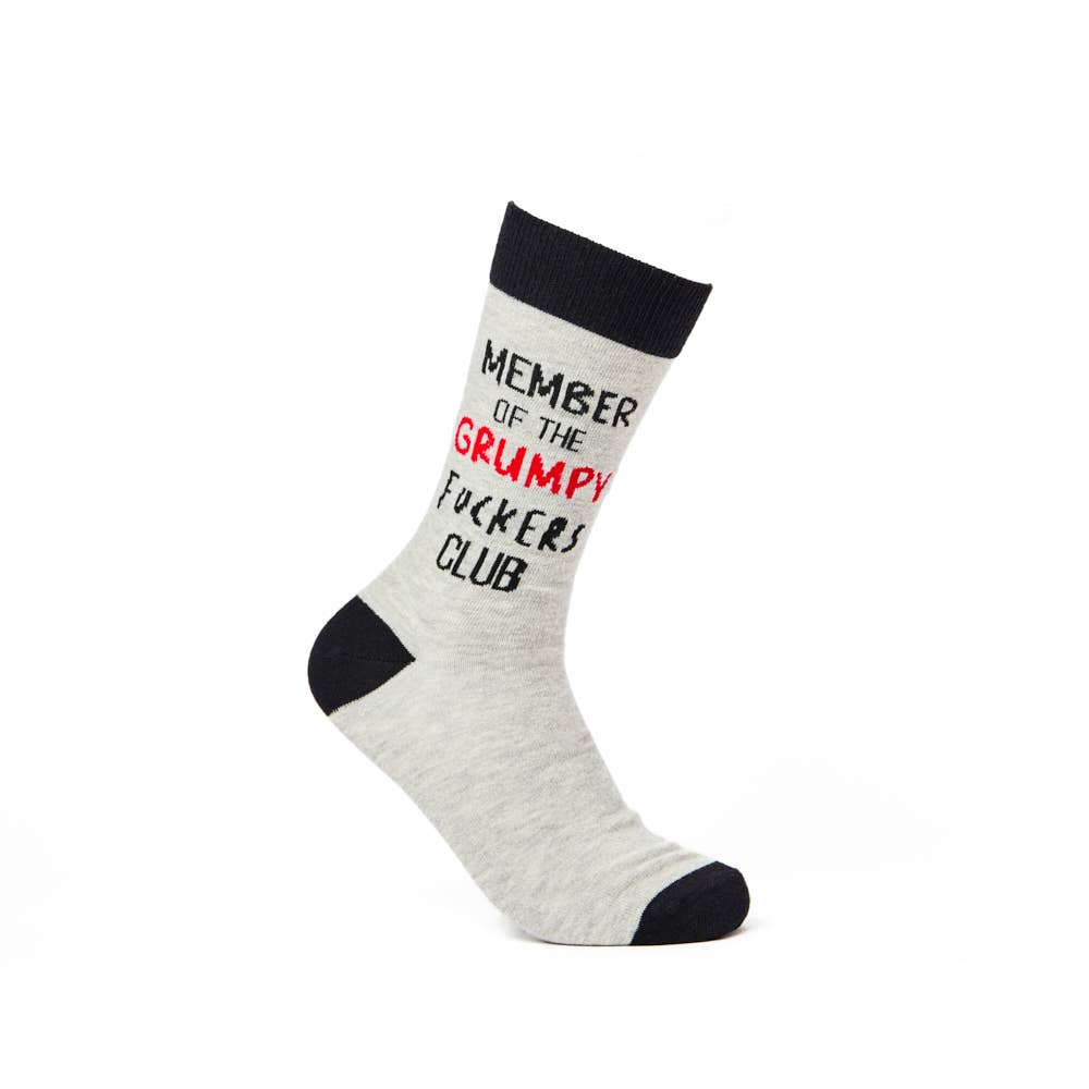 Urban Eccentric - Unisex Member Of The Grumpy Fuckers Club Socks