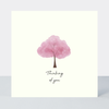 Petimo - Thinking of You Tree Simple Over The Horizon Card
