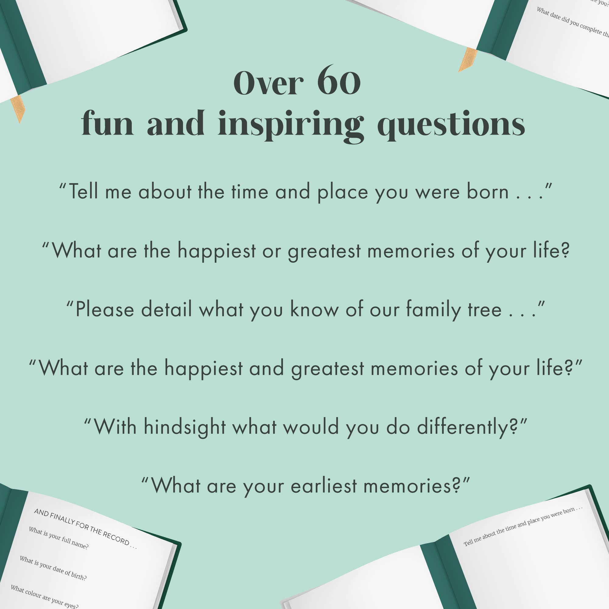 FROM YOU TO ME Meaningful Gifts - Dear Grandad Memory Journal | Guided Keepsake Gift - More Than Just a Gift | Narborough Hall