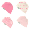 Ziggle Baby - Hearts and Bows Bib Set: Set