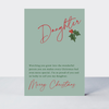 Petimo - Daughter Little Notes Sentimental Christmas Card