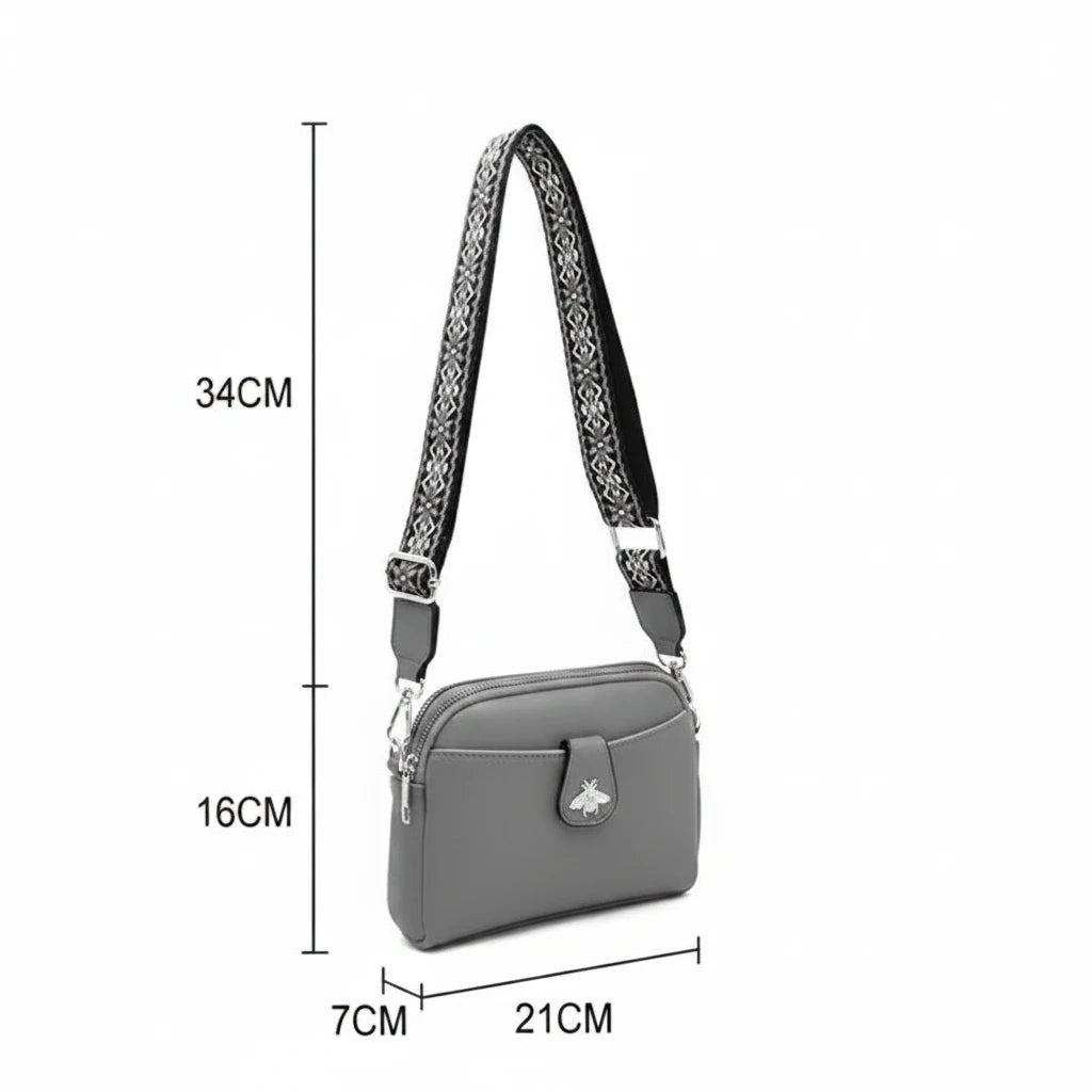 Zara Navy Cross Body Bag