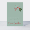 Petimo - Son Little Notes Sentimental Christmas Card