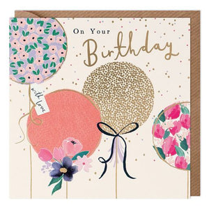 Pink Lemonade Balloon Birthday Card - More Than Just a Gift | Narborough Hall