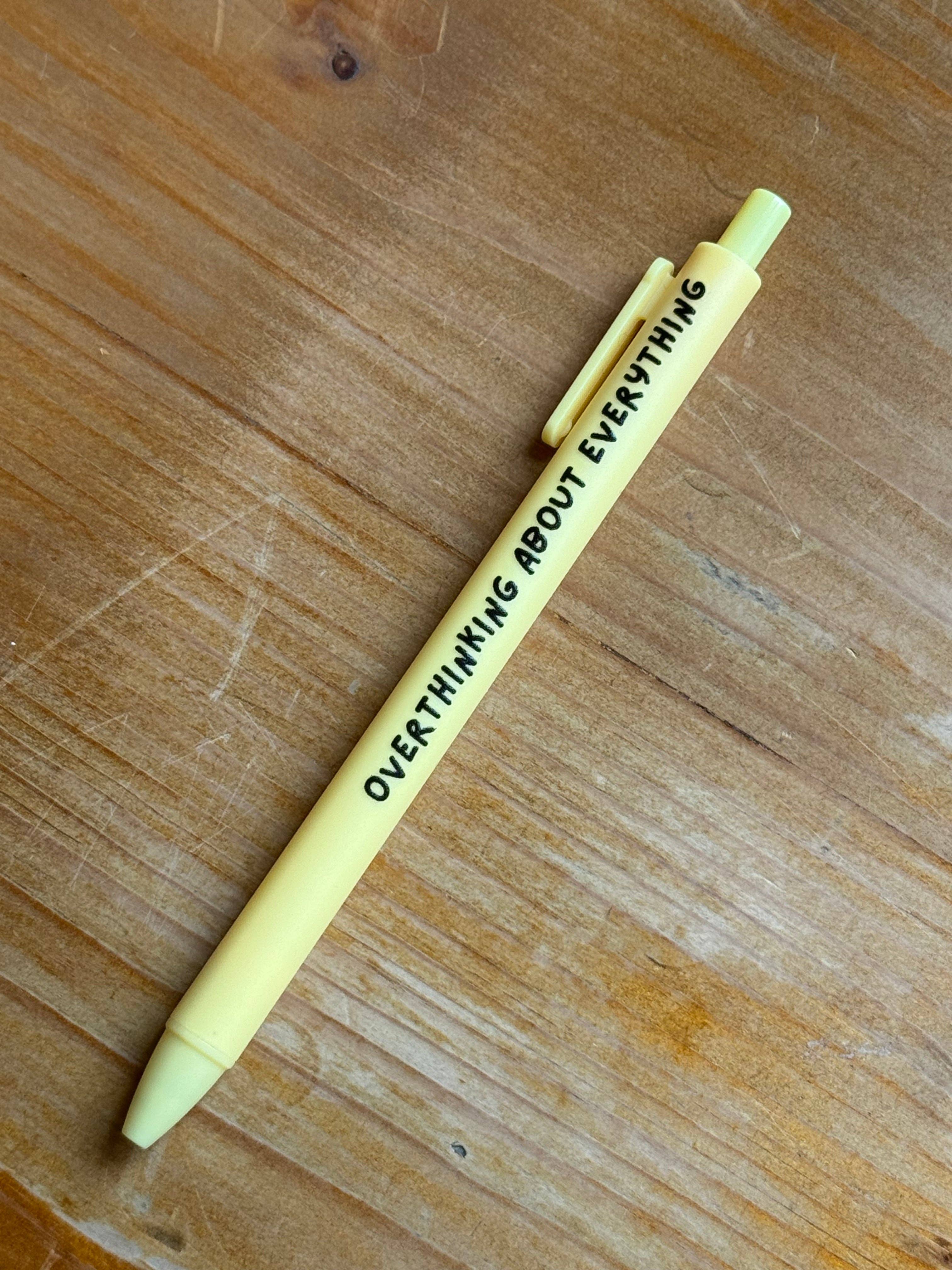 Quirky Doodles - Funny Quote Pens: Coral Pink