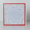 Belly Button Designs - Lovely Sister White Floral & Heart Christmas Card