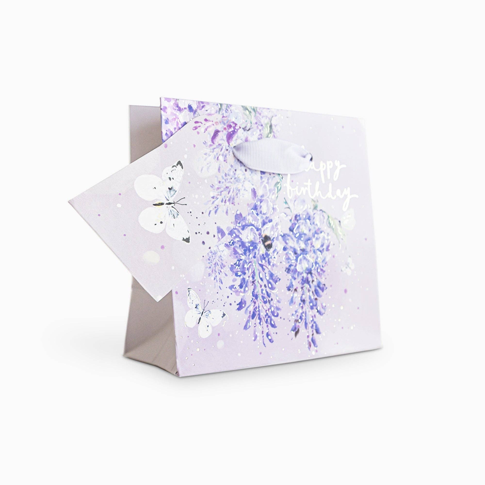 Whistlefish - WW01SB - Wisteria Wishes Small Gift Bag