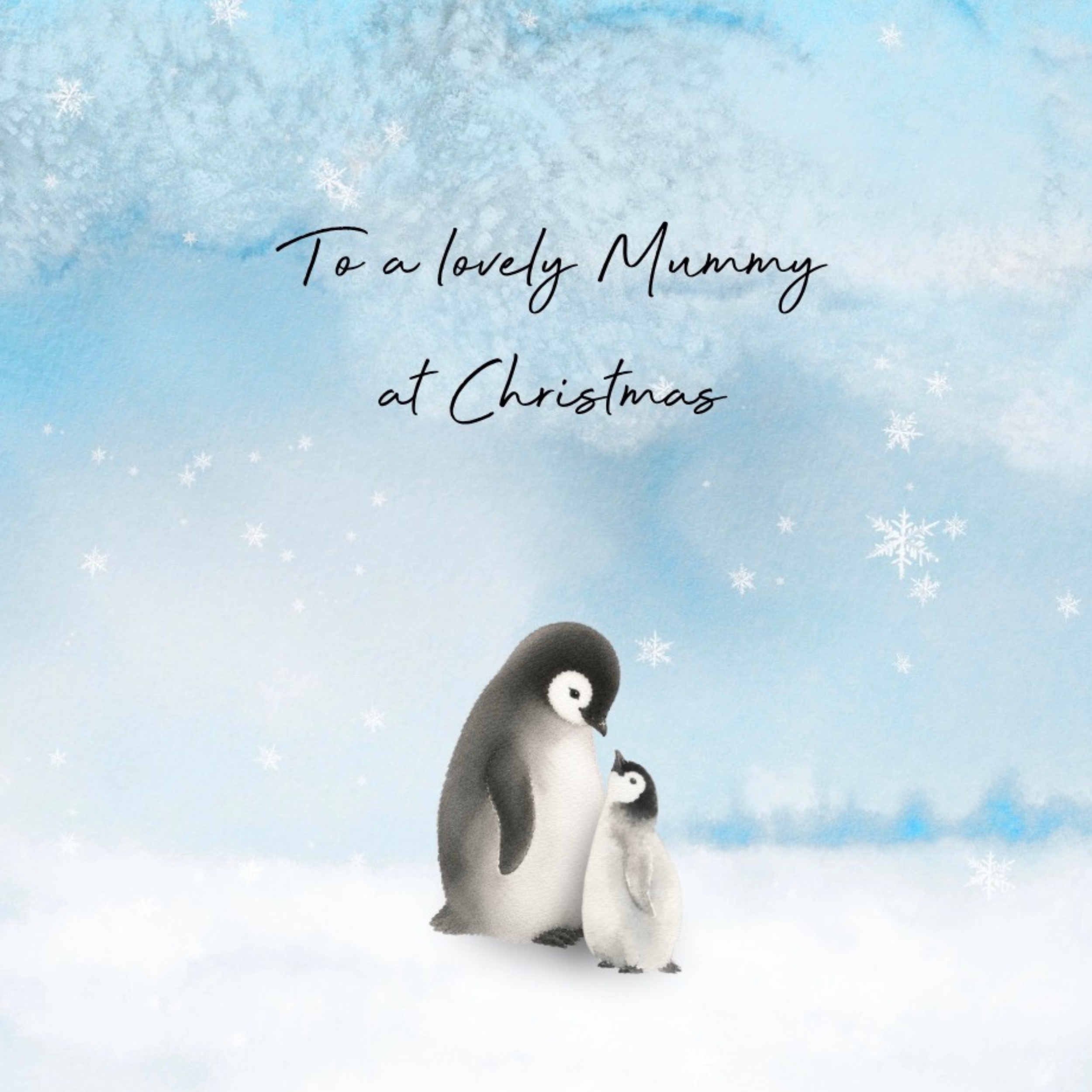 Petimo - Lovely Mummy Penguin Cute Christmas Card