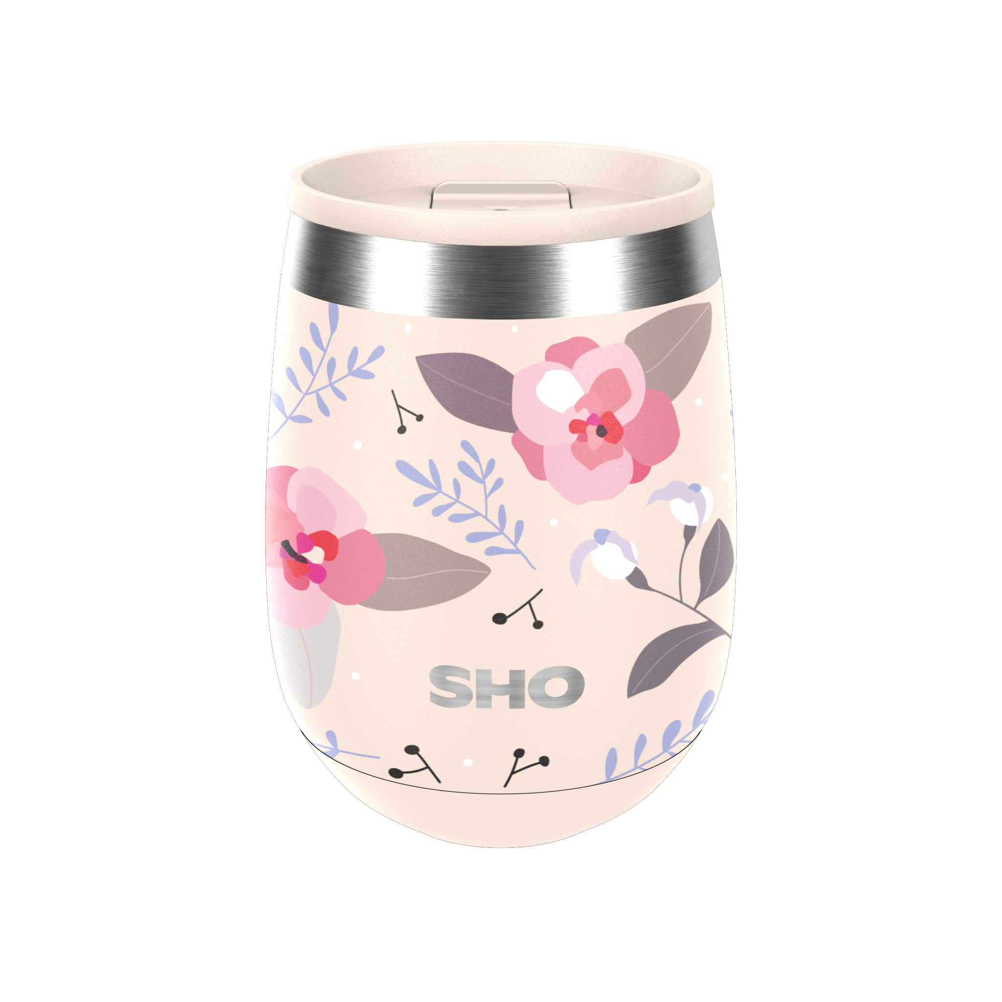 SHO - Pacto┃Insulated Reusable Coffee Cup: Designs / Melanie Miles - Summer Romance / 360ml
