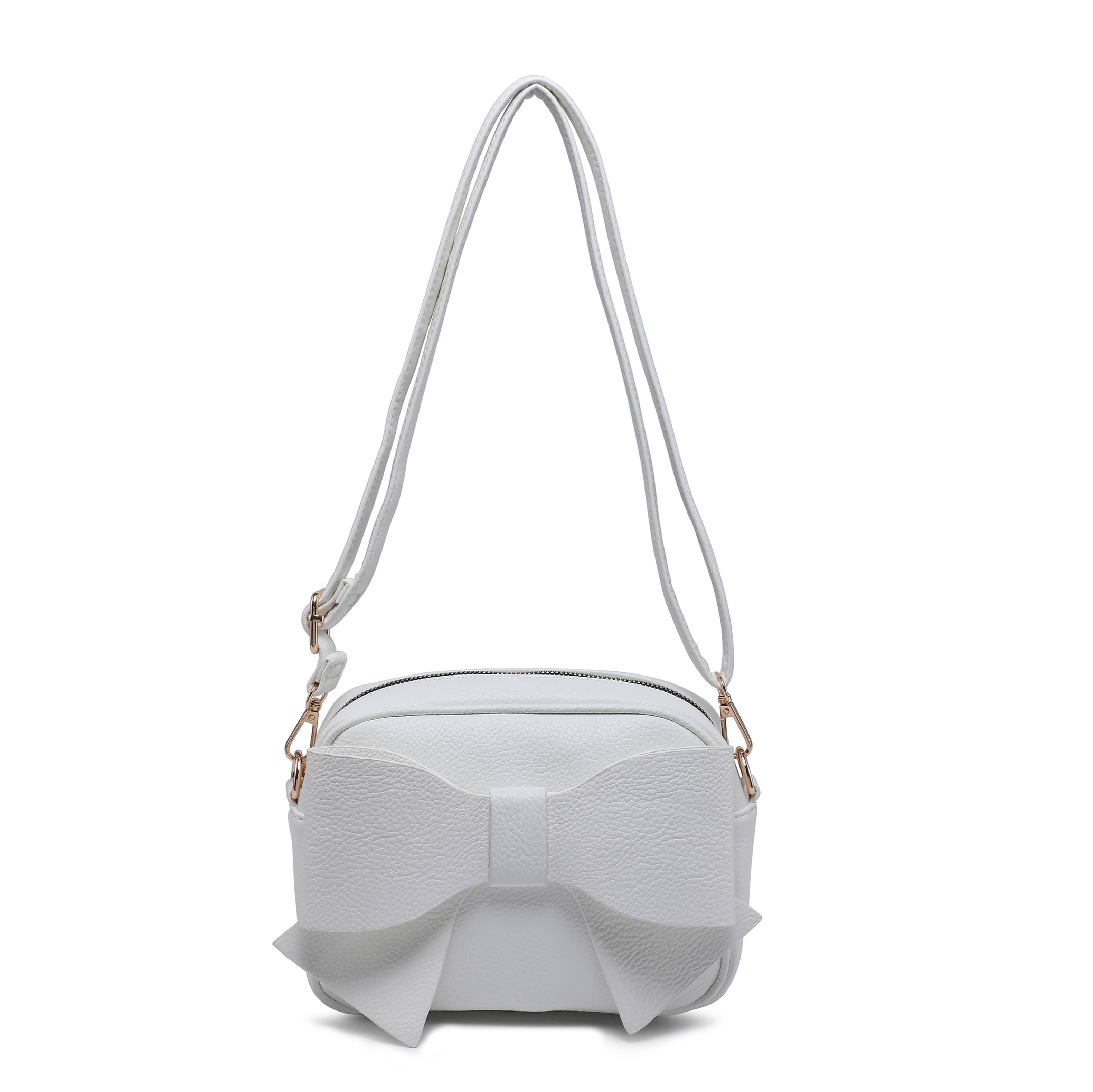 Beau Lilac Crossbody Bow Bag