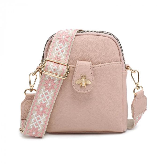 Cara Pink Cross Body Bag - More Than Just a Gift | Narborough Hall
