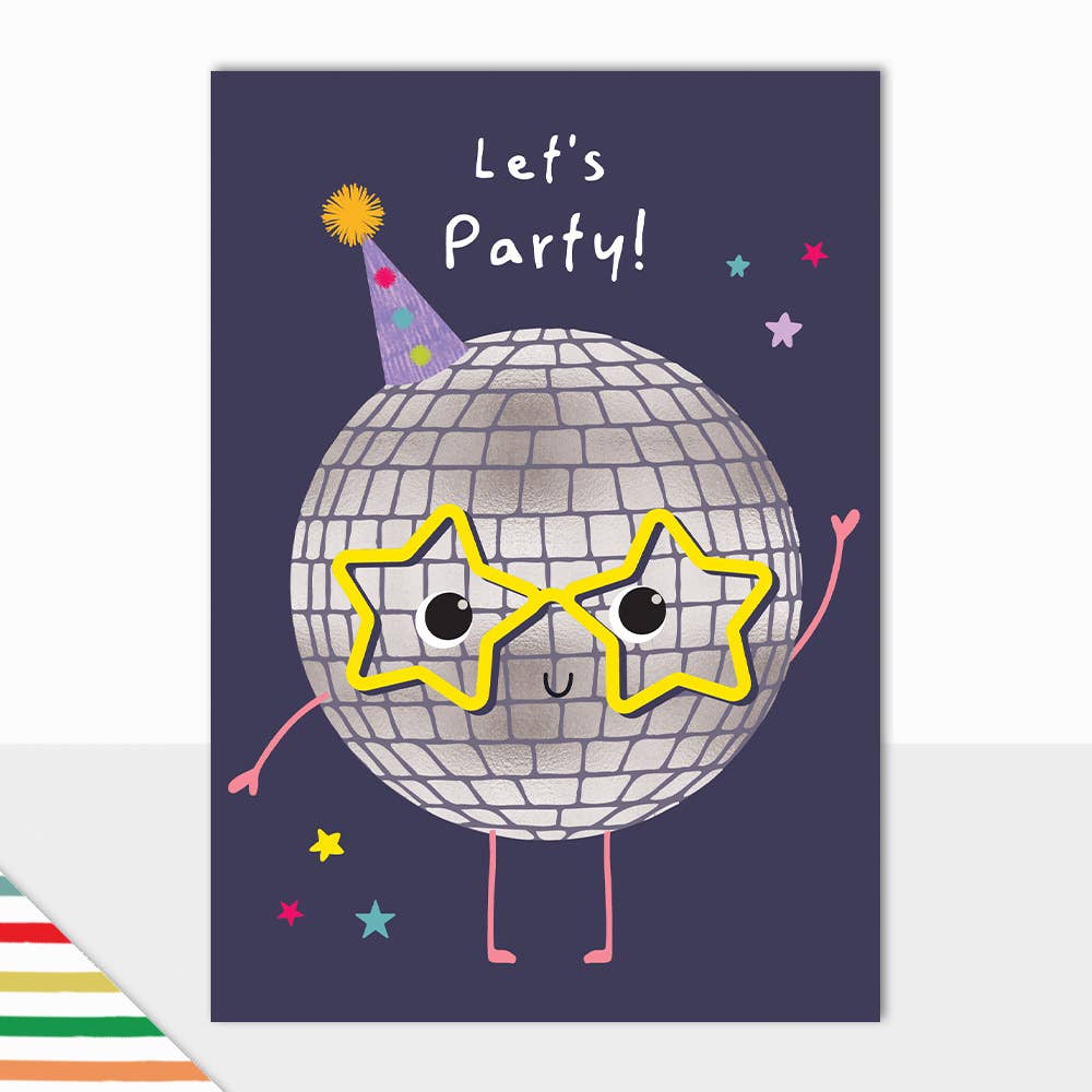 Laura Darrington Dancing Disco Ball Card