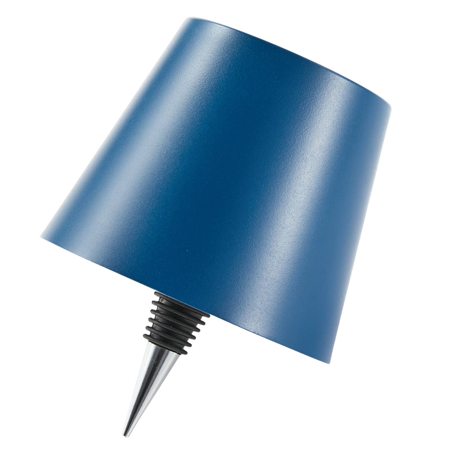 Cordless LED Table Lamp with Bottle Stopper: Gold