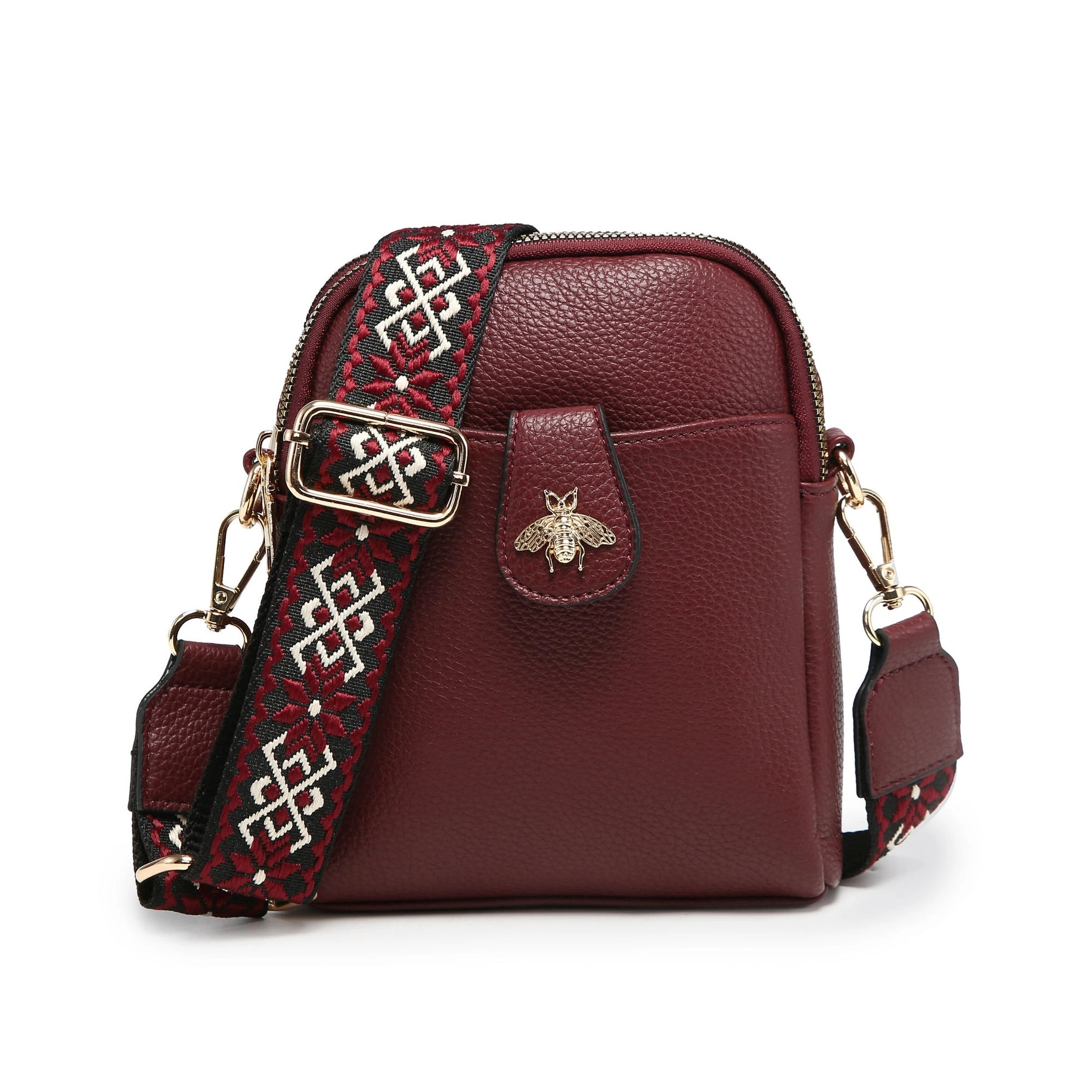 Cara Wine  Cross Body Handbag
