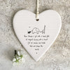Here Sleeps a Girl East of India Wobbly Hanging Heart
