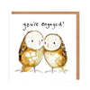 Catherine Rayner - Pair of Owls Engagement Card - Ashling & Dawn