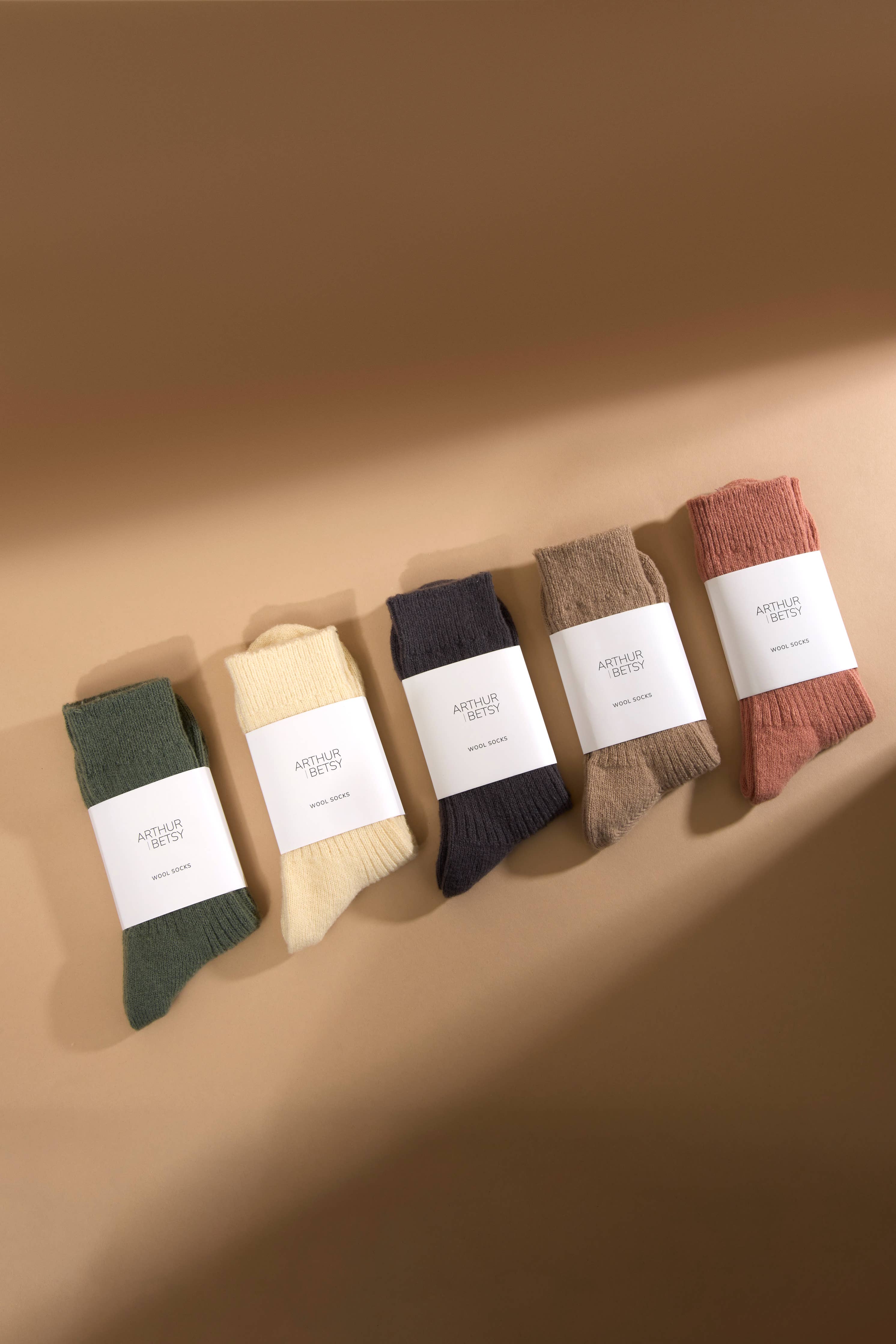 Arthur Betsy - Wool socks - Nordic pine, Green socks