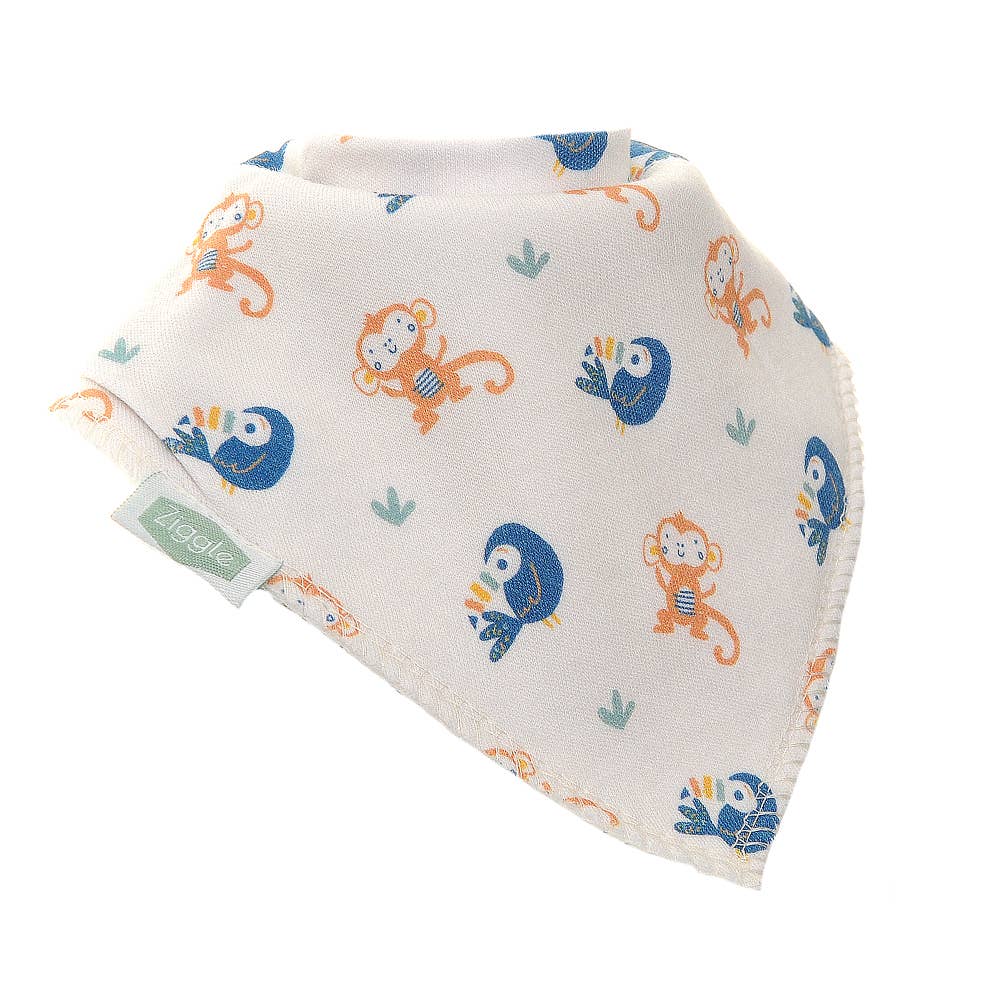 Ziggle Baby - Savanna Animals Bib Set: Set