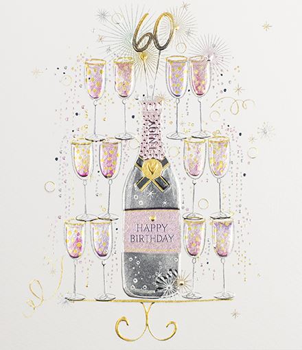 Amaretto - Happy 60th Birthday Card - More Than Just a Gift | Narborough Hall