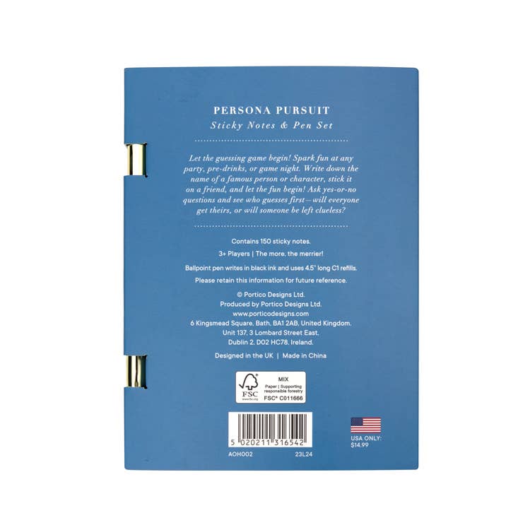 Portico Designs - Art of Hosting 
Persona Pursuits Party Game