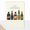 Eden Beer Bottles Birthday Card