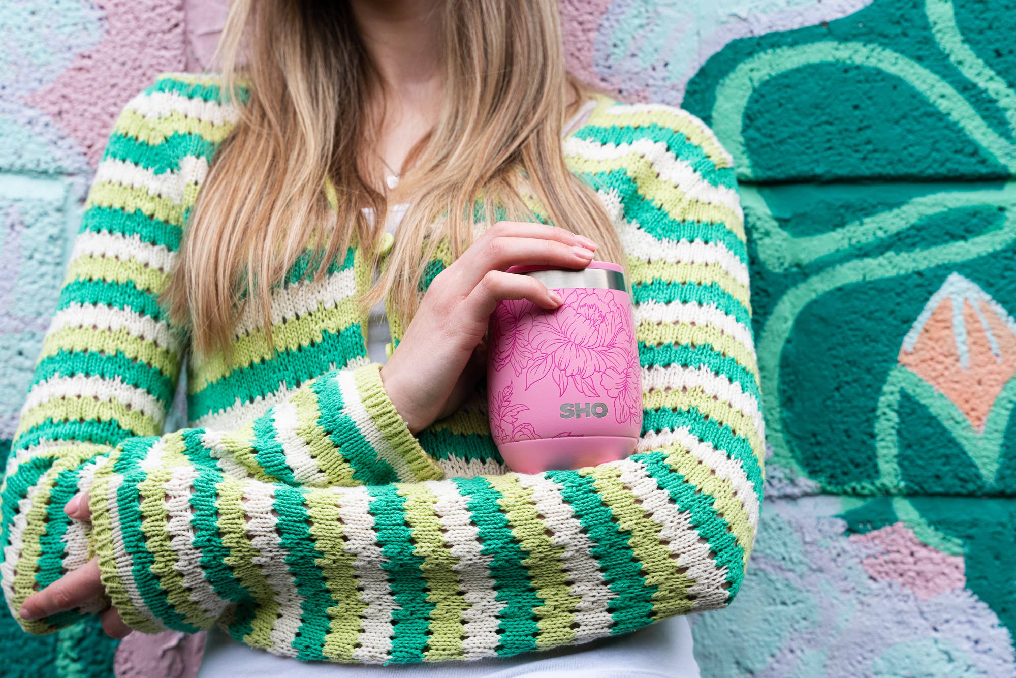 SHO - Pacto┃Insulated Reusable Coffee Cup: Designs / Melanie Miles - Summer Romance / 360ml