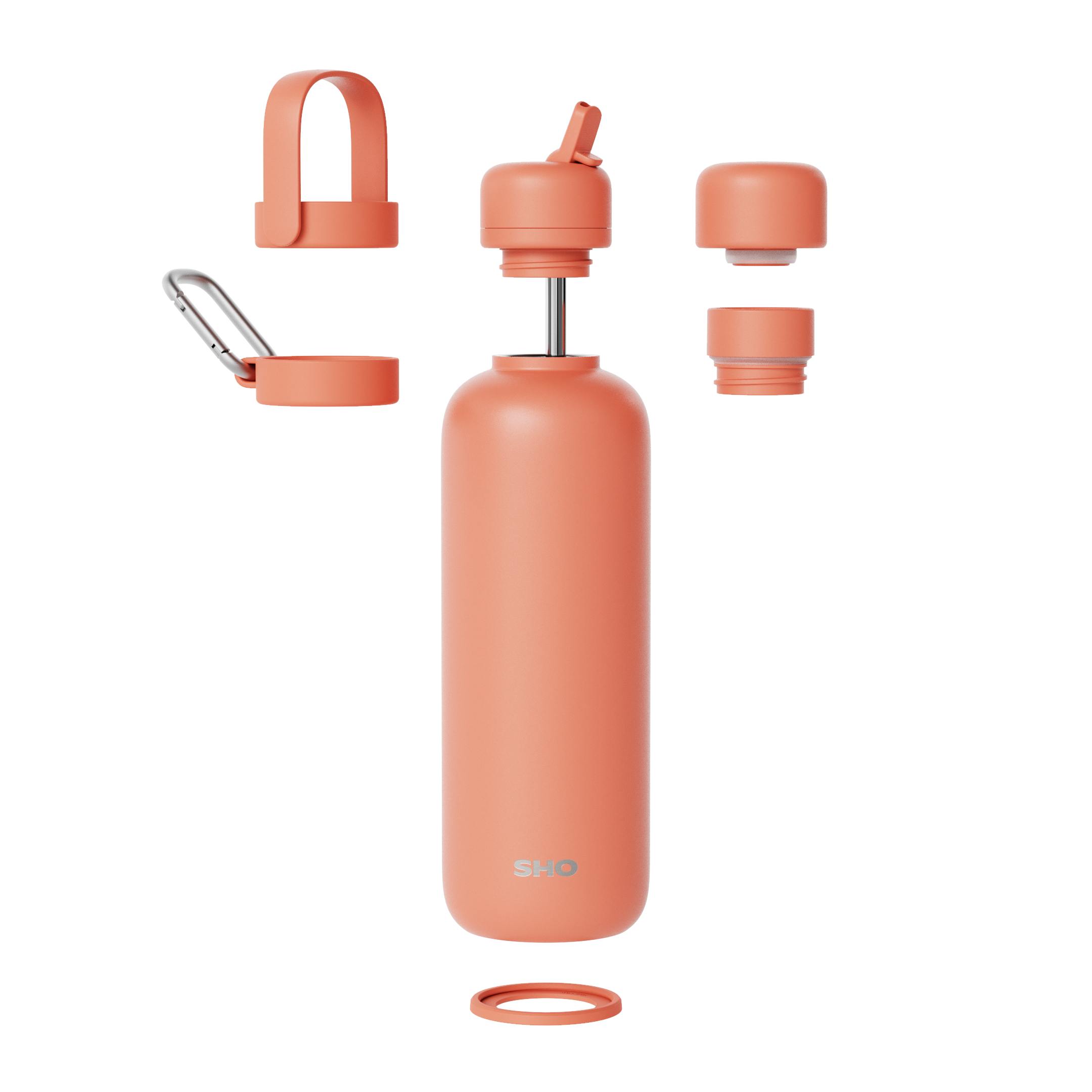 SHO - Newt┃Premium Insulated Water Bottle: Cherry Charge / 500ml