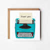 Thank You Typewriter Design Smith Card