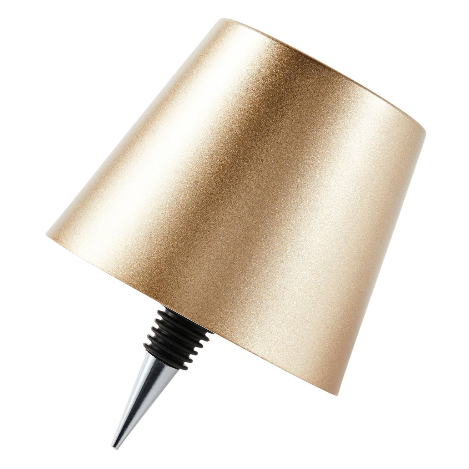 Cordless LED Table Lamp with Bottle Stopper: White