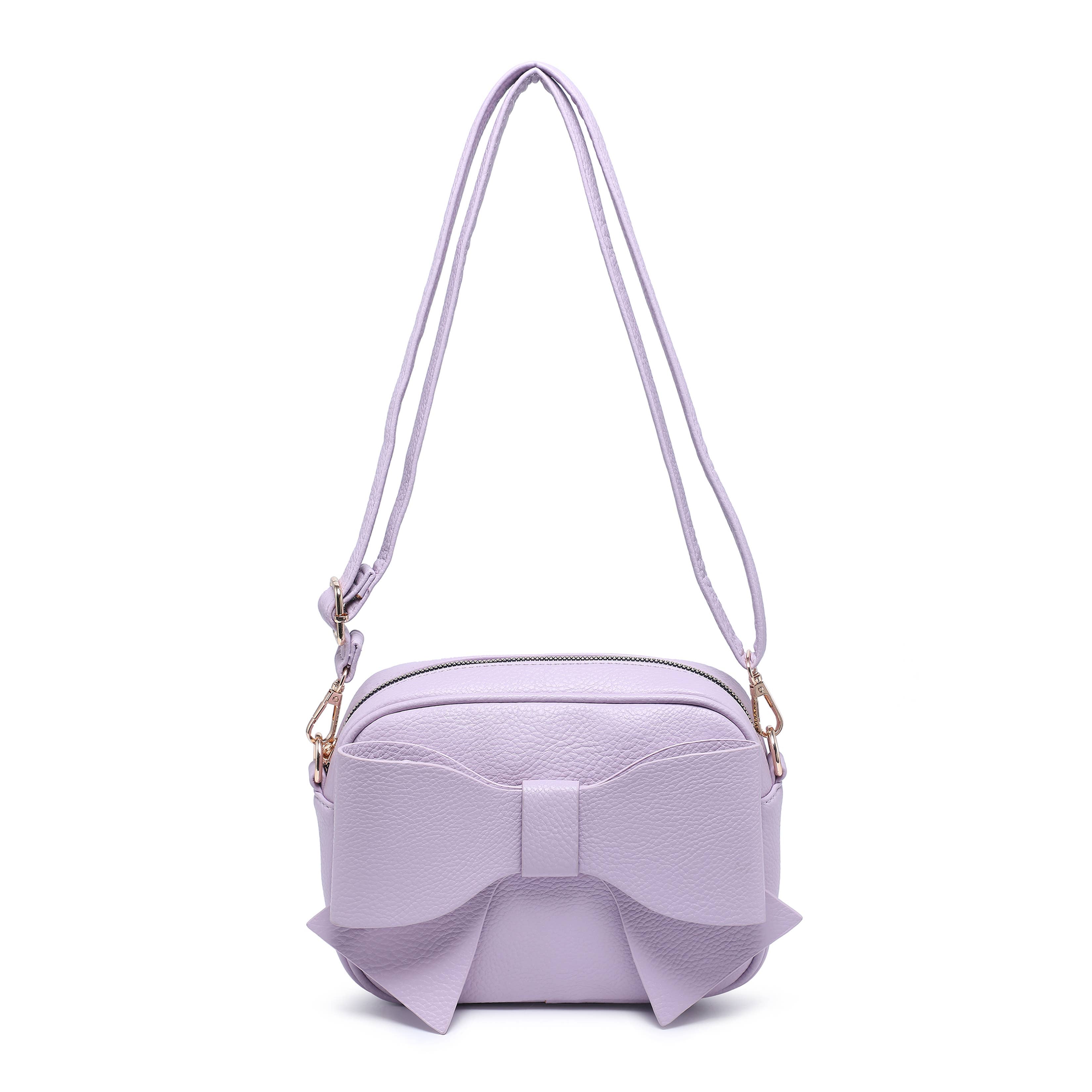Beau Light Blue  Crossbody Bow Bag