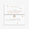 Joma A Little 'Happy Birthday Beautiful' Bracelet In Silver And Rose Gold Plating - More Than Just a Gift | Narborough Hall