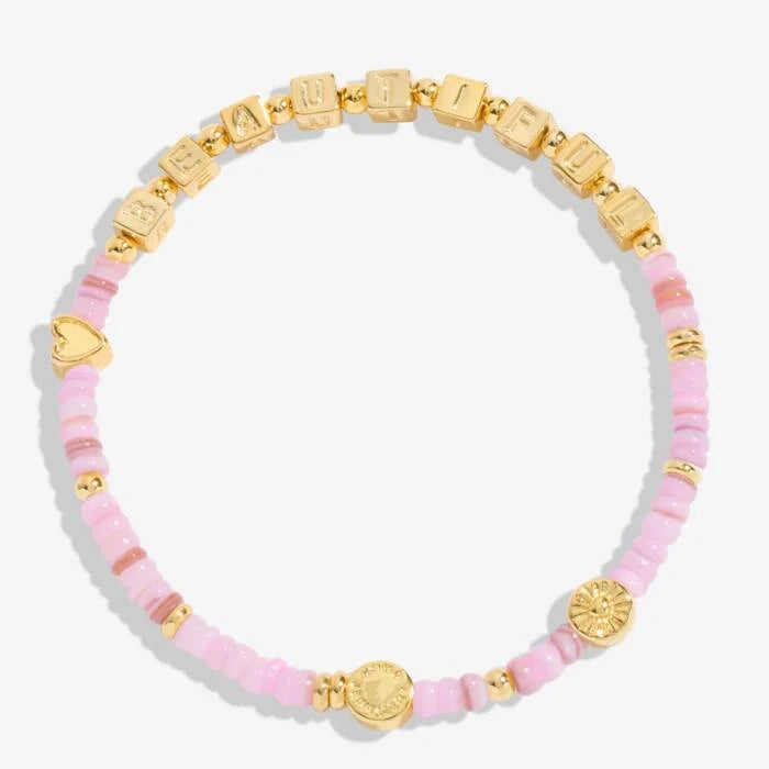 Joma Happy Little Moments 'Happy Birthday Beautiful' Bracelet In Gold Plating