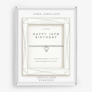 Joma Lab Grown Diamond A Little 'Happy 16th Birthday' Bracelet - More Than Just a Gift | Narborough Hall