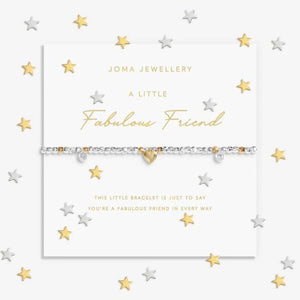 Joma Sparkle Confetti A Little 'Fabulous Friend' Bracelet In Silver And Gold Plating - More Than Just a Gift | Narborough Hall