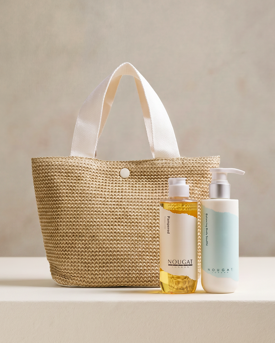 Nougat London - Shower Indulgence Ritual & Handbag Set (Shower Oil & Lotion)
