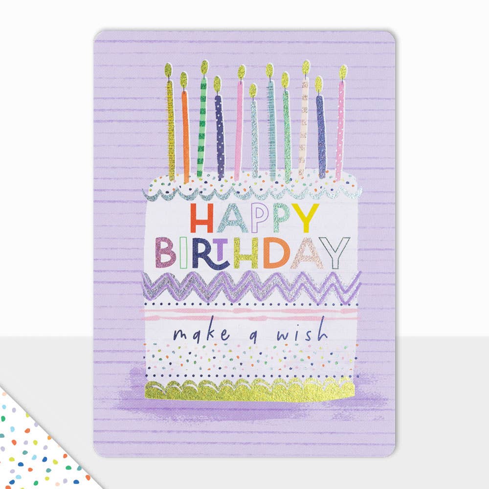 Laura Darrington Happy Birthday Cake Card