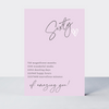 Little Notes 60th Card
