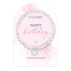 Life Charms Pink and Silver Happy Birthday Affirmations Bracelet - More Than Just a Gift | Narborough Hall