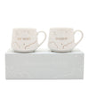 Bambino Mummy & Daddy Set of Two Mugs