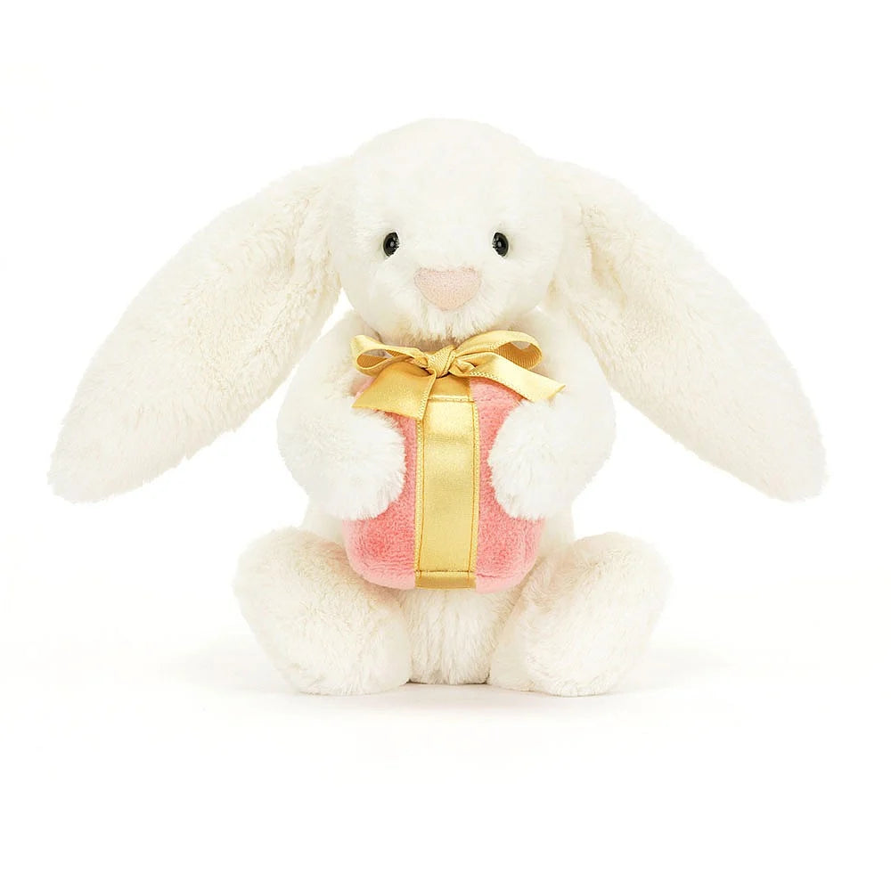Jellycat Little Bashful Bunny with Present