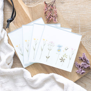 Blooming Lovely Floral Glass Coaster Set - More Than Just a Gift | Narborough Hall