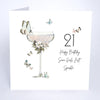 Moonlight & Martini's Girls Sparkle 21st Birthday Card - More Than Just a Gift | Narborough Hall