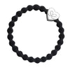 Black with Silver Heart ByEloise Bangle Band