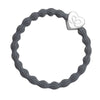 Storm Grey with Silver Heart ByEloise Bangle BandS