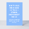 Checklist Dad Still Need You Card